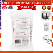 Versatile 100-Piece Small Button Press Refill - Ideal for DIY Projects 25mm 