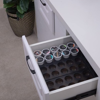 Coffee Pod Storage Organizer for Kitchen Drawer,Holders 60 K CUP, Premium Pla...