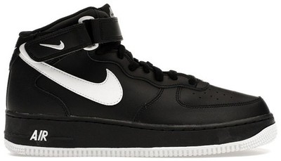 靴 NIKE AIR FORCE1 MID '07 BLACK/WHITE 27.0 Nike Air Force 1 Mid '07 Black White for Sale | Authenticity