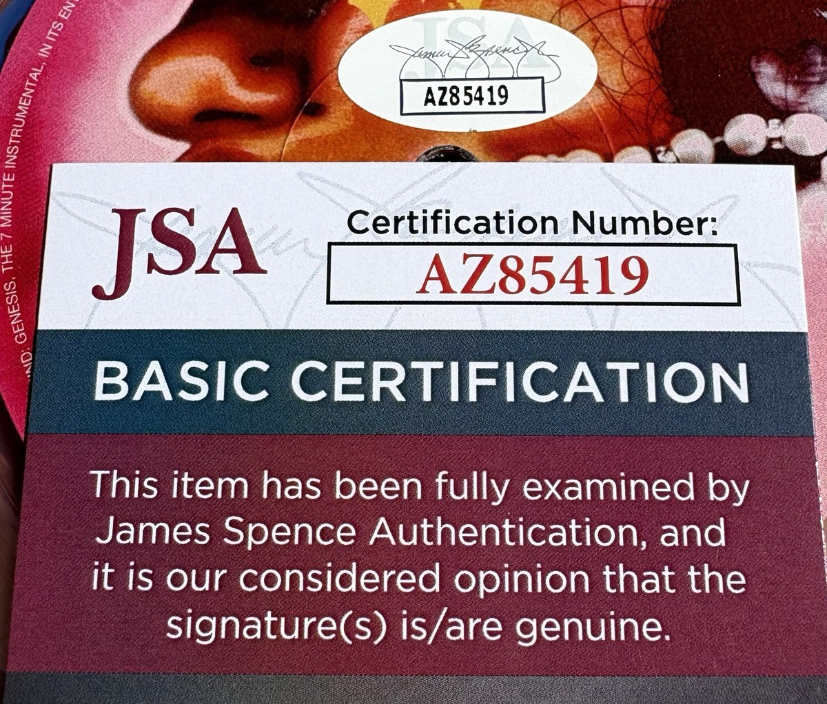 RAYE SIGNED 7” Baby Pink Vinyl JSA COA GENESIS | eBay