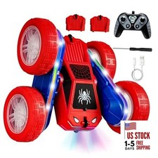 Spider Remote Control Car 4WD 360  Flips RC Stunt Car Toys Cyber-Inspired Red