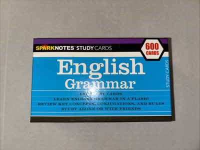 English Grammar (Sparknotes Study Card) (English Grammar SparkNotes Stud - GOOD