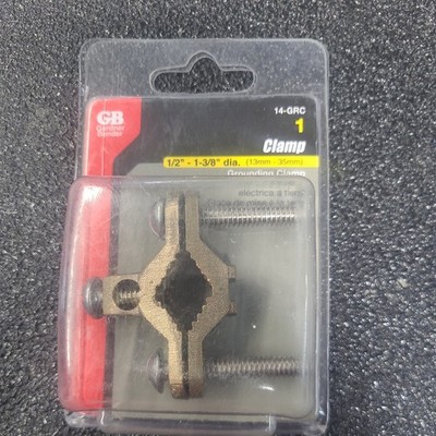 Gardner Bender - Die Cast Electrical Grounding Clamp - 14-GRC - New