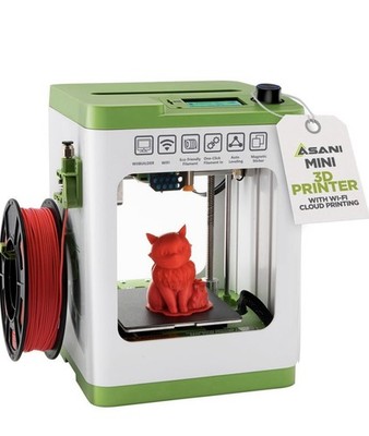 Fully Assembled Mini 3D Printer Kids & Beginner Complete Starter Kit w/ Filament