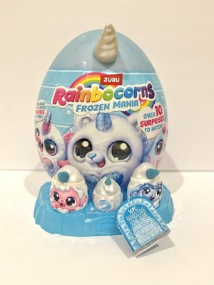 ZURU Rainbocorns Eggzania Frozen Mania Surprise Egg With Plush NEW Easter Egg