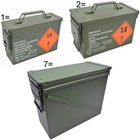 original, US Munitionskiste,  (M548), US Ammo Box, Metallkiste Nato Lagerbestand