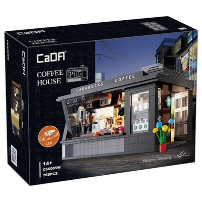 aDA Kaffeehaus Modular Building Set 768 Teile Cafe Modellbausatz Alter 14+