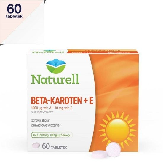 NATURELL BETA-CAROTENE + E 60 tablets