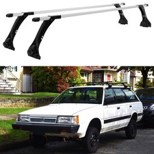 For Subaru Loyale Wagon 63 Rain Gutter Roof Rack Cross Bars Cargo Bike Carrier