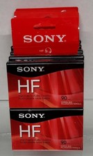Sony HF High Fidelity 90 Minute Cassette Tapes Brand New Lot of 10