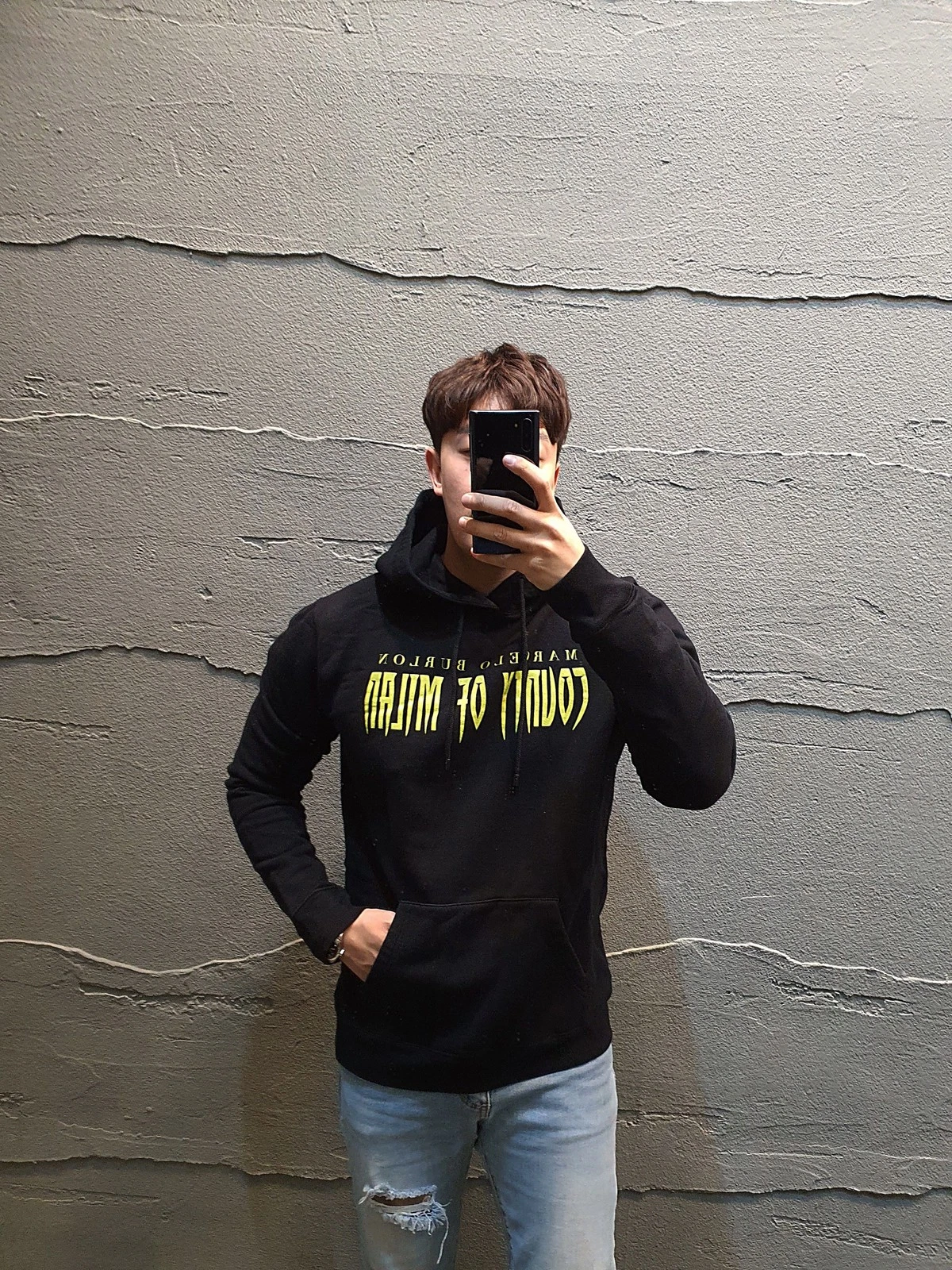 Felpa con cappuccio Marcelo Burlon logo 5454335783 18345157
