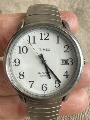 Timex Easy Reader Men's Flex Indiglo Watch 35mm Water Resistant 30M Works
