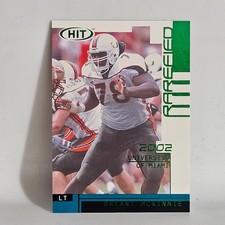 Bryant McKinnie RC Miami 2002 HIT Sage Rarefied #R22