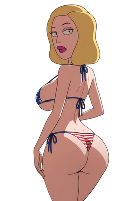 Beth Smith R&M Waifu Weatherproof Anime Sticker 6'' Car Decal
