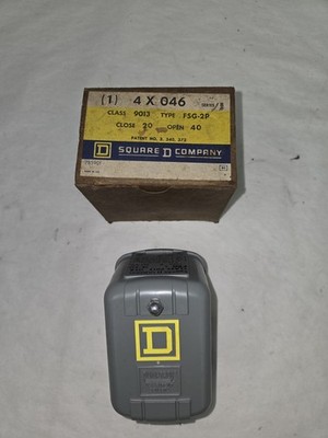 Square D Class 9013 Type FSG-2P Presure Switch NOS