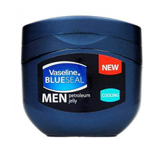 Vaseline Blue Seal Men Petroleum Jelly, Cooling, 3.4 oz - 6 pack