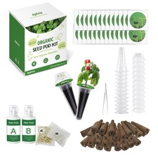 80Pcs Hydroponics Pods Kit: Grow Anything Kit with 26 Grow Sponges, 12 Grow B... 0.22 per gallon