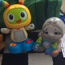 Fisher-Price Laugh Learn Musical Interactive Electronic Baby Toys Lot of 2