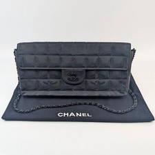 Chanel Diamond Stitched CC East West Flap Bag Beige Lambskin — listing 4