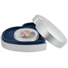 2024 Love is Precious - Macaw 1 oz Silver Coin