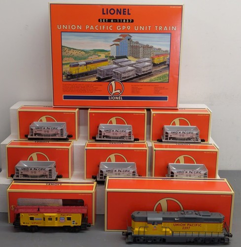 Juego de tren diésel Lionel 6-11837 calibre O Union Pacific GP9 EX/caja | Condition: Used