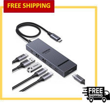 UGREEN Revodok USB-C Hub 4K 60Hz Video Adapter 10Gbps 100W PD for Laptop  Phone