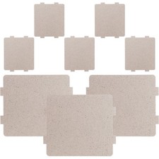 8 Pcs Mica Cover Replacement Aveguide Plates Sheets for Microwave Oven Part