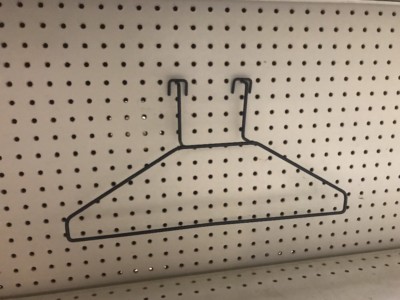 Peg Board Shirt Jacket Display Rack Holder. Retail Clothing Sales. 17  Lot Of 5