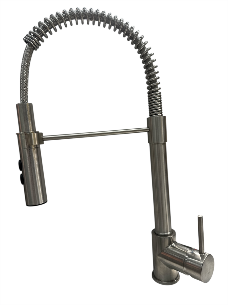 New IKEA VIMMERN Kitchen Faucet with Handspray Stainless Steel
