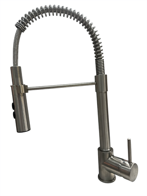New IKEA VIMMERN Kitchen Faucet with Handspray Stainless Steel