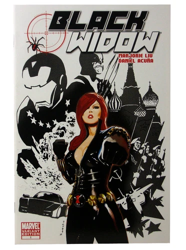 Black Widow #1 Variant Edition 1st Black Rose Daniel Acuna Marvel Comics 2010