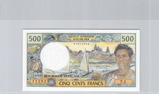 Tahiti Papeete 500 Franken ND (1982) Gr&ouml;&szlig;e 1 N&deg; 01811592 Pick 25b