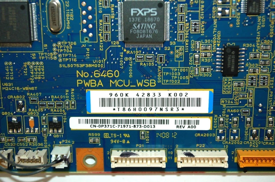 DELL 2135CN Printer ECU Engine Controller Board PWB P371C, D358F, MCU - Image 3 of 3