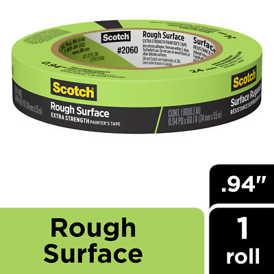 Scotch  Rough Surface Painter's Tape 2060-24AP, 0.94 in x 60.1 yd (24mmx 55m)