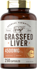 Grass Fed Beef Liver 4500mg | 250 Capsules | ...