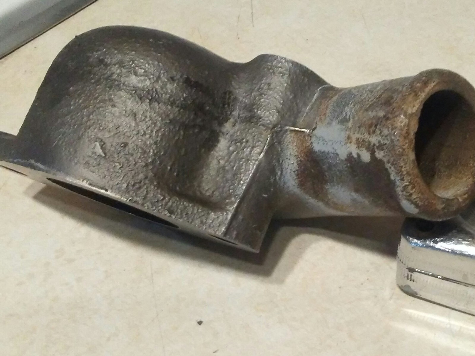 6567 Corvette L79 Thermostat Housing GM 3827369 Cast Iron Original GM