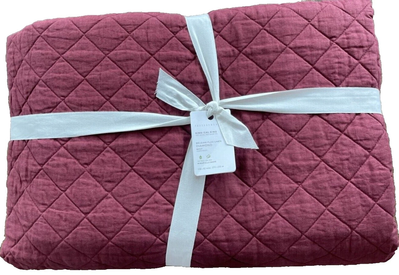 Colchas de linho Pottery Barn