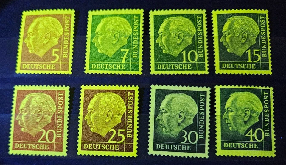 Germany Stamp, 1960 President Theodor Heuss, MNH F/VF CV$78.00 (412G12) ** - Image 2 of 2
