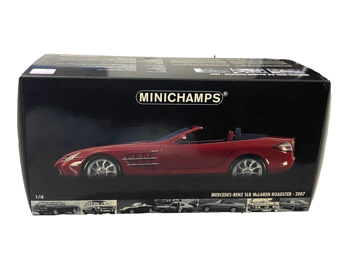 Minichamps 2007 SLR McLAREN ROADSTER RED 1:18*Long Sold Out