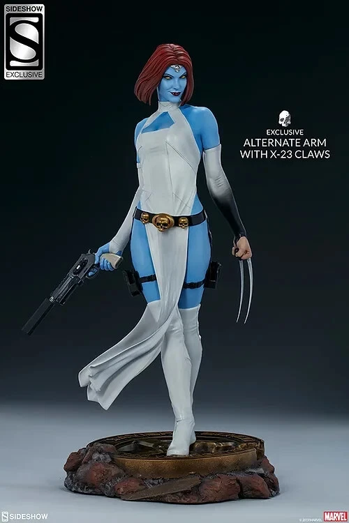 マーベル　ミスティーク　スタチュー　side show　フィギュア　訳あり Sideshow Collectibles Mystique Comic Statues Collectible Figurines