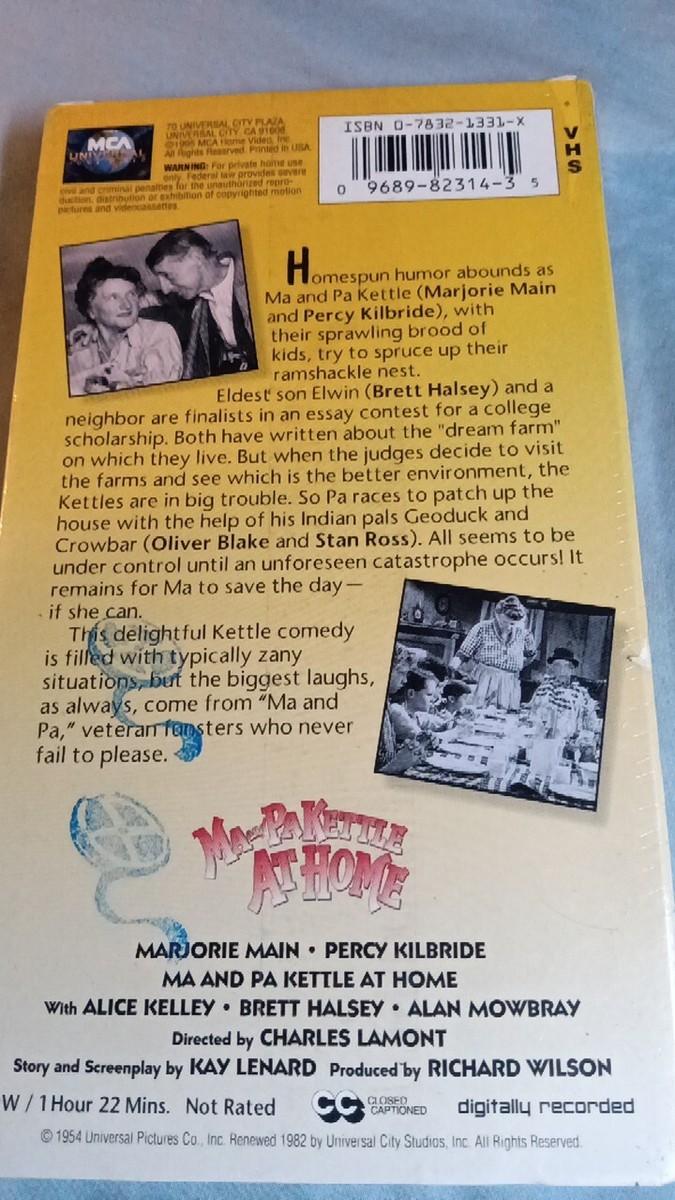その他 Ma &amp; Pa Kettle at Home [VHS] Ma-Pa Kettle at home VHS tape Marjorie Main Percy Kilbride