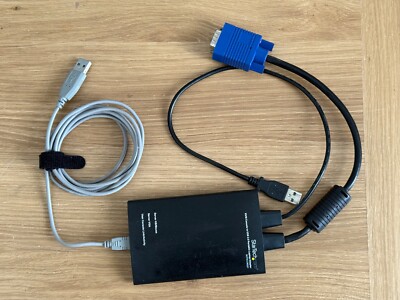 StarTech KVM-Konsole auf USB 2.0 tragbarer Laptop Crash Cart Adapter NOTECONS01