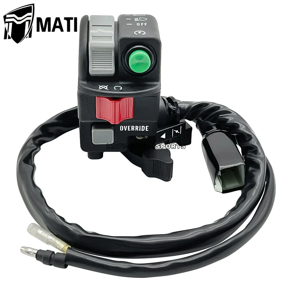 Interruptor de manillar izquierdo faro de parada de arranque para Kawasaki Prairie 300 KVF300 99-01 Foto 2 de 4