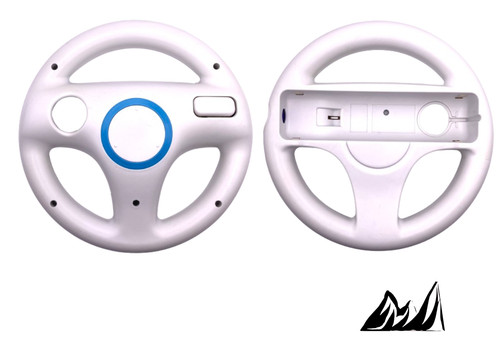 Wii Wheel (weiß) für Nintendo Wii - Racing Lenkrad Controller