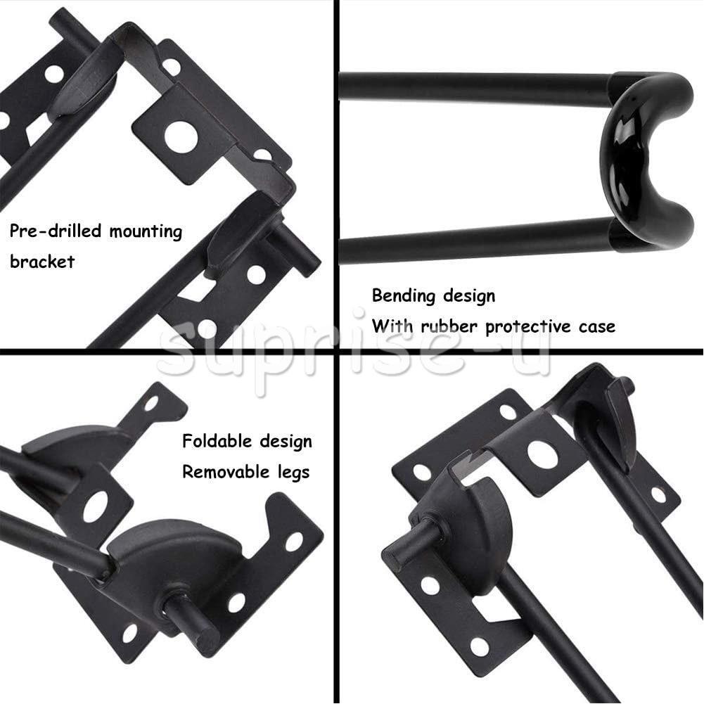 4Pcs 12"/17" folding Hairpin Legs, Folding Table Legs, Metal Table