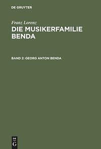 Georg Anton Benda | Buch | 9783110035681