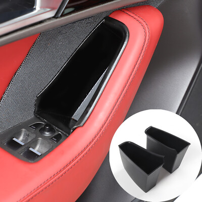 Fit Für 2013-2023 Jaguar F-TYPE Car Door Armrest Storage Box Handle Pocket