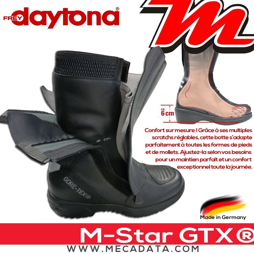 靴 Daytona Motorcycle Side Gore Boots Daytona - Highway GTX II motorcycle boots - Biker Outfit