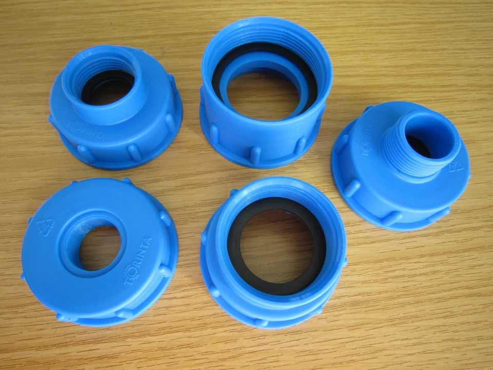 IBC Auslaufhahn IBC Adapter S60/2"x3/4" Auslaufhahn messing Container Wasserhahn - Bild 4 von 4