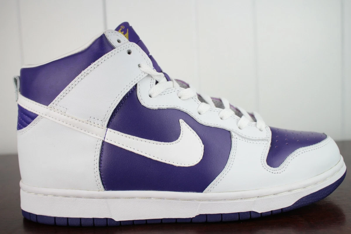 1999 Nike Dunk High Reverse City Attack LE CO.jp Varsity Purple White size 10